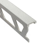 Profilitec Tile Edge Protection Profile Trim, 10-Piece Pack, 8 Ft Length, Metal Tile Edging for Wall and Floor Tile Finishing