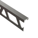Profilitec Tile Edge Protection Profile Trim, 10-Piece Pack, 8 Ft Length, Metal Tile Edging for Wall and Floor Tile Finishing