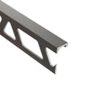 Profilitec Tile Edge Protection Profile Trim, 10-Piece Pack, 8 Ft Length, Metal Tile Edging for Wall and Floor Tile Finishing