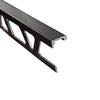 Profilitec Tile Edge Protection Profile Trim, 10-Piece Pack, 8 Ft Length, Metal Tile Edging for Wall and Floor Tile Finishing