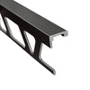 Profilitec Tile Edge Protection Profile Trim, 10-Piece Pack, 8 Ft Length, Metal Tile Edging for Wall and Floor Tile Finishing