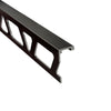 Profilitec Tile Edge Protection Profile Trim, 10-Piece Pack, 8 Ft Length, Metal Tile Edging for Wall and Floor Tile Finishing