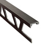 Profilitec Tile Edge Protection Profile Trim, 10-Piece Pack, 8 Ft Length, Metal Tile Edging for Wall and Floor Tile Finishing