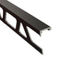 Profilitec Tile Edge Protection Profile Trim, 10-Piece Pack, 8 Ft Length, Metal Tile Edging for Wall and Floor Tile Finishing