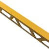 Profilitec Tile Edge Protection Profile Trim, 10-Piece Pack, 8 Ft Length, Metal Tile Edging for Wall and Floor Tile Finishing