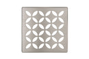 Schluter Systems Kerdi 4 Inch Square Grate Assembly – Stainless Steel Shower Drain Cover, Ideal for Bathroom or Wet Rooms