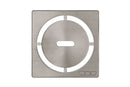 Schluter Systems Kerdi 4 Inch Square Grate Assembly – Stainless Steel Shower Drain Cover, Ideal for Bathroom or Wet Rooms