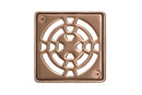 Schluter Systems Kerdi 4 Inch Square Grate Assembly – Stainless Steel Shower Drain Cover, Ideal for Bathroom or Wet Rooms