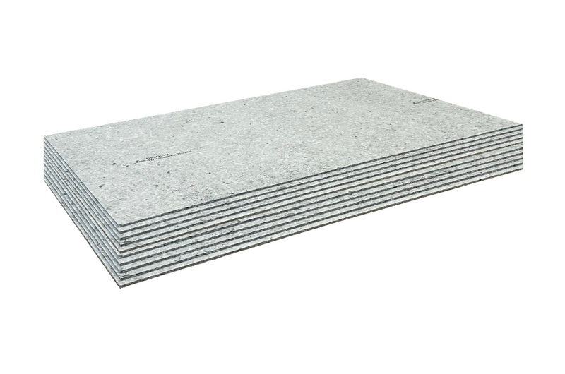 Kiesel OkaQuiet Uncoupling Sound Deadening Floor/Wall Boards, Substrate for Tile, Laminate, Vinyl Heat Flooring As Insulating Crack Prevention Quiet Walk Underlayment