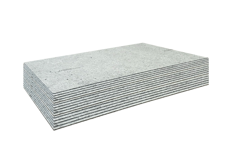 Kiesel OkaQuiet Uncoupling Sound Deadening Floor/Wall Boards, Substrate for Tile, Laminate, Vinyl Heat Flooring As Insulating Crack Prevention Quiet Walk Underlayment, 60170