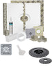 Laticrete HYDRO BAN Waterproofing Offset Shower Kit, 32 inch x 60 inch, Includes 4 inch Grate, 2 inch Bonding Flange, Putty Knife, and Recessed Light (9243-3260-OCDK)