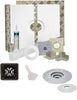 Laticrete HYDRO BAN Waterproofing Offset Shower Kit, 32 inch x 60 inch, Includes 4 inch Grate, 2 inch Bonding Flange, Putty Knife, and Recessed Light (9243-3260-OCDK)