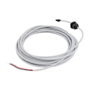 Schluter Systems Liprotec-CW 2-Wire Cable for White LED System, with Waterproof Snap-in Gland and LED Strip Connectors, for Shower Niche Installation for Bathroom and Shower Walls