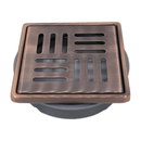 ARDEX TLT 4 Inch Stainless Steel Shower Drain Cover Kit with Adjustable Adapter and Connectite Assembly, Square Grate, Corrosion Resistant Tile Shower Drain System