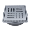 ARDEX TLT 4 Inch Stainless Steel Shower Drain Cover Kit with Adjustable Adapter and Connectite Assembly, Square Grate, Corrosion Resistant Tile Shower Drain System