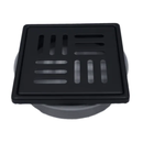 ARDEX TLT 4 Inch Stainless Steel Shower Drain Cover Kit with Adjustable Adapter and Connectite Assembly, Square Grate, Corrosion Resistant Tile Shower Drain System