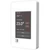 TRM-FH-Silver Programmable Touchscreen Thermostat, for Home, for Radiant Floor Heating System Applications 120V-240V Cables, with Floor Temperature Sensor for Indoor Underfloor Installation