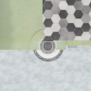 Profilitec Pre-Fabricated Shower Tray, Waterproof Curbless Shower Base with Pre-Sloped Surface, Lightweight XPS Foam Pan, 72 Inch x 72 Inch, Center Outlet (STC-TRAY183/183)
