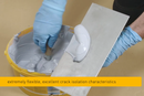 Kiesel Okamul DF 14 Kg Elastic Polymer Based Anti-Fracture Flexible Liquid Waterproofing Membrane System for Installation Under Ceramic Tiles on Interior Walls or Bathroom and Shower Floor, 80203