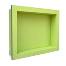 Profilitec Showertec STN Preformed Shower Niche Single-Cell XPS Core with Durable, Waterproof, Fiber-Reinforced Concrete Grid, 13 Inch x 10 Inch (STN33X25)