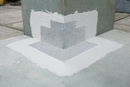 Kiesel Polyethylene Preformed Shower Waterproofing Membrane Outside Corner, for Shower Base and Shower Curb Corner, for Ceramic Tile Flooring Underlayment, 60181