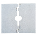 Profilitec Pre-Fabricated Shower Tray, Waterproof Curbless Shower Base with Pre-Sloped Surface, Lightweight XPS Foam Pan, 72 Inch x 72 Inch, Center Outlet (STC-TRAY183/183)