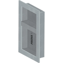 Prova TT8801NCH24 Prefabricated Durable Polystyrene Building Panel Waterproof Shower Niche, 24 Inch x 16 Inch, with Adjustable Safety Glass Shelf for Tiled Shower Surrounds, Bathrooms And Kitchen