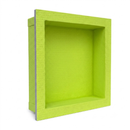 Profilitec Showertec STN Preformed Shower Niche Single-Cell XPS Core with Durable, Waterproof, Fiber-Reinforced Concrete Grid, 13 Inch x 13 Inch (STN33X33)