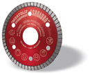 Montolit SQUADRO Red Line Small Diameter, Wet and Dry Use Diamond Cutting Blade for Porcelain and Ceramic Tiles 3-3/8 Inch - TCS85IN (85MM)