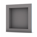 Wedi Prefabricated Durable Polystyrene Building Panel Waterproof Shower Niche, 16 Inch x 16 Inch, for Tiled Shower Surrounds, US3000005
