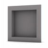 Wedi Prefabricated Durable Polystyrene Building Panel Waterproof Shower Niche, 16 Inch x 16 Inch, for Tiled Shower Surrounds, US3000005