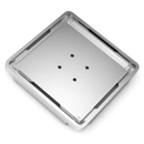 Wedi Shower Drain Cover, Grate Assembly, 3-3/4"x3-3/4" Stainless Steel Adjustable Tile-Ready Drain Cover with Frame for Prefabricated Shower Bases and Waterproof Shower Systems