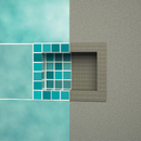 Wedi Prefabricated Durable Polystyrene Building Panel Waterproof Shower Niche, 16 Inch x 12 Inch, for Tiled Shower Surrounds, US3000004