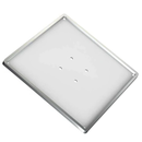 Wedi Shower Drain Cover, Grate Assembly, 3-3/4"x3-3/4" Stainless Steel Adjustable Tile-Ready Drain Cover with Frame for Prefabricated Shower Bases and Waterproof Shower Systems