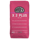 ARDEX X 3 PLUS LHT Large and Heavy Tile and Stone Mortar, 40 lbs, Polymer-Modified Mortar for Porcelain, Ceramic and Natural Stone Tile, Gray (38025)