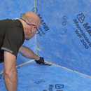Mapei 2850230 Mapeguard WP 200 Uncoupling Crack Isolation Waterproofing Membrane, 323 Sq Ft Roll (3.3 Ft x 98.5 Ft), For Ceramic Tile And Stone, 0.02" Thick Underlayment (94502-30)