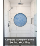 Kobau Flex SD60 Waterproofing Vapor Retarder Crack Prevention Polyethylene Membrane, 54 Sq Ft Roll, 25 Mil Thick For Ceramic Tile and Natural Stone Tile, Flooring Underlayment For Bathroom and Shower
