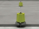 Profilitec Leveltec Tile Installation System Reusable Leveling Caps for Tile and Stone Flooring, Professional Tile Leveling and Spacing Solution, Durable Reusable Caps for Ceramic, Porcelain, and Natural Stone Installations, 50-Piece Set