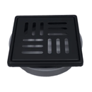 Ardex TLT 4 Inch Stainless Steel Shower Drain Cover Kit with Adjustable Adapter and Connectite Assembly, Square Grate, Corrosion Resistant Tile Shower Drain System