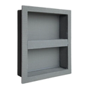Ardex TLT 501 Prefabricated Vapor-resistant Lightweight XPS Foam Waterproof Shower Niche, with Alkali Resistant Fiberglass Mesh, Adjustable Shower Shelf, for Tiled Shower Surrounds, 16 Inch x 16 Inch