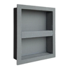 ARDEX TLT 501 Prefabricated Vapor-resistant Lightweight XPS Foam Waterproof Shower Niche, with Alkali Resistant Fiberglass Mesh, Adjustable Shower Shelf, for Tiled Shower Surrounds, 16 Inch x 16 Inch (40094)