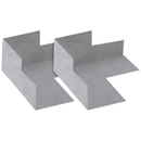 Kiesel Polyethylene Preformed Shower Waterproofing Membrane Inside Corner, for Shower Base and Shower Curb Corner, for Ceramic Tile Flooring Underlayment, 60180