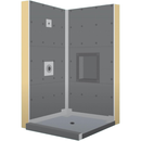 ARDEX TLT 502 Prefabricated Vapor-resistant Lightweight XPS Foam Waterproof Shower Niche, with Alkali Resistant Fiberglass Mesh, Adjustable Shower Shelf, for Tiled Shower Surrounds, 16 Inch x 22 Inch (40095)