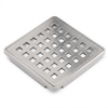 Wedi Shower Drain Cover, Grate Assembly, 3-3/4"x3-3/4" Stainless Steel Adjustable Tile-Ready Drain Cover with Frame for Prefabricated Shower Bases and Waterproof Shower Systems