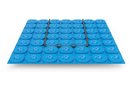 Mapei Mapeheat, 7/32" Thick, Lightweight, Uncoupling, Crack Isolation and Waterproofing Membrane, 161 Sq Ft Roll, for Radiant Floor Heating System Installation, 2855915