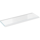 Wedi Premium Recessed Prefabricated Shower Niche Glass Shelf, 11 7/8" x 3 1/2" (30.16 cm x 8.89 cm), Shower Accessory for Use in Showers, Bathrooms