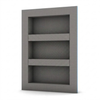 Wedi Prefabricated Durable Polystyrene Building Panel Waterproof Shower Niche, 16 Inch x 28 Inch, with 2 Adjustable Removable Shower Shelves, for Tiled Shower Surrounds, US3000248