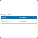 Mapei 2850905 Mapeguard UM Premium-Performance Vapor-Pressure-Equalizing Underlayment, 54 Sq Ft Roll, Waterproofing and Uncoupling Membrane, 1/8" Anti-Fracture Crack Isolation, No-Curl Translucent Floor Mat for Tile Installation
