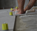 Profilitec Leveltec Tile Installation System Reusable Leveling Caps for Tile and Stone Flooring, Professional Tile Leveling and Spacing Solution, Durable Reusable Caps for Ceramic, Porcelain, and Natural Stone Installations, 50-Piece Set