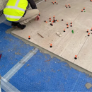 ARDEX UD 150 Watec Exterior Drainage Mat with Capillary Passive Design, 6mm Drainage Channels, and Decoupling Performance for Balconies, Patios, and Terraces - 21.5 sq.ft Sheet